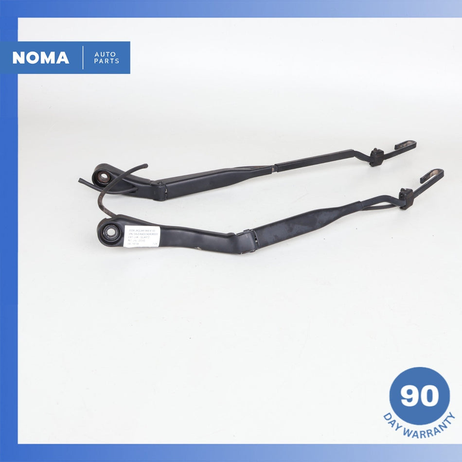 97-06 Jaguar X100 XK8 Front Right & Left Windshield Glass Wiper Arm Set of 2 OEM