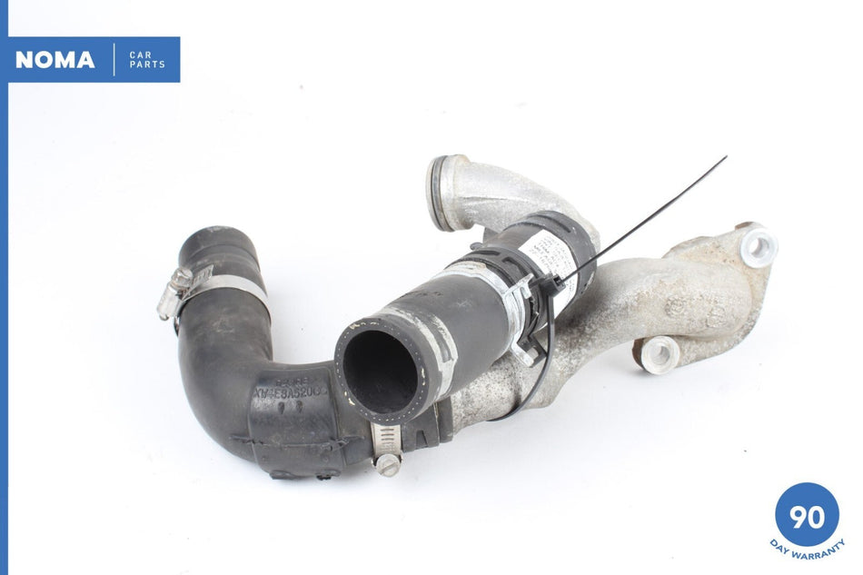 03-08 Jaguar S-Type X202 Engine Water Coolant Thermostat Housing Hose Set OEM