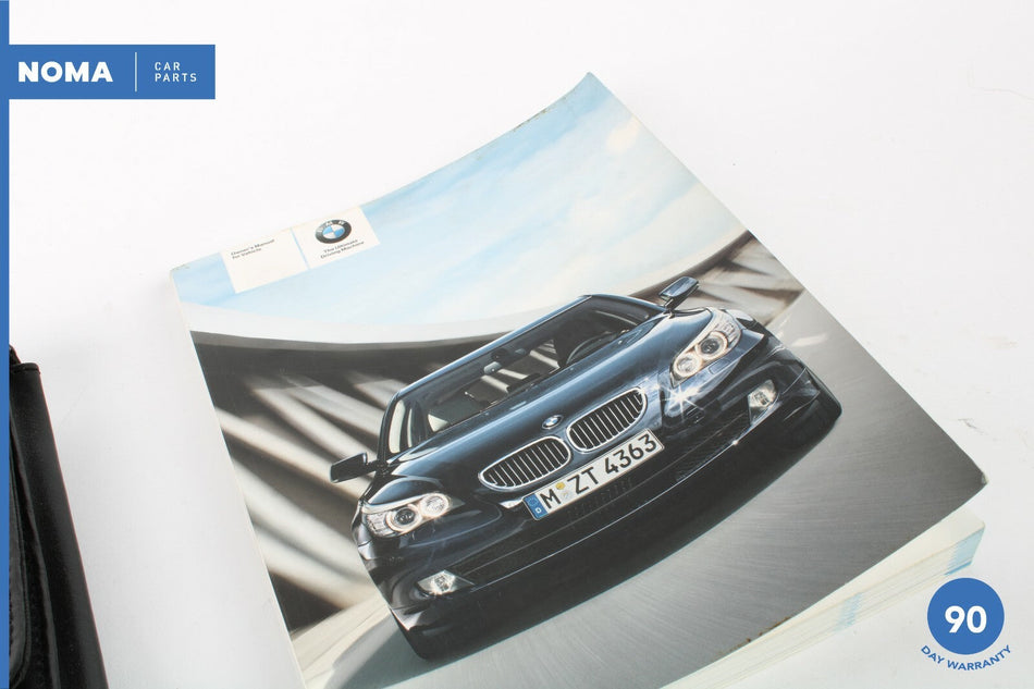 06-10 BMW E60 5 Series Owner's Manual Handbook w/ Leather Folder OEM