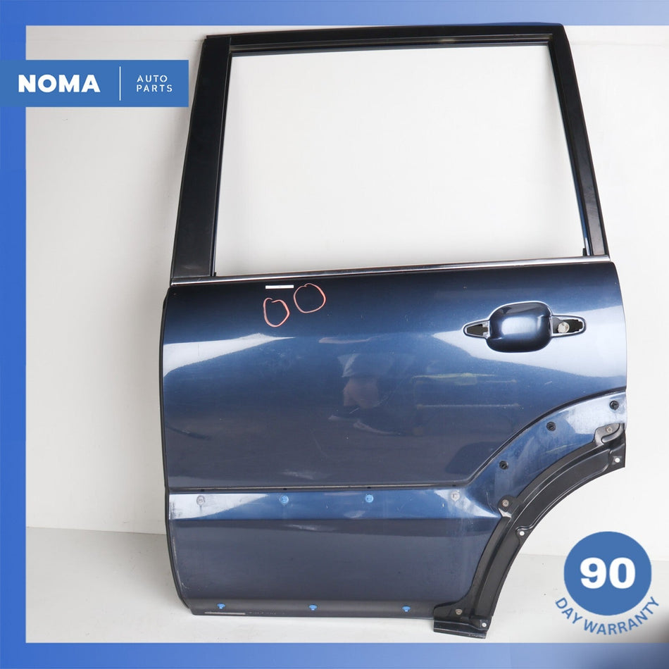 03-09 Lexus UZJ120 GX470 Rear Left Driver Side Door Shell Panel Blue OEM