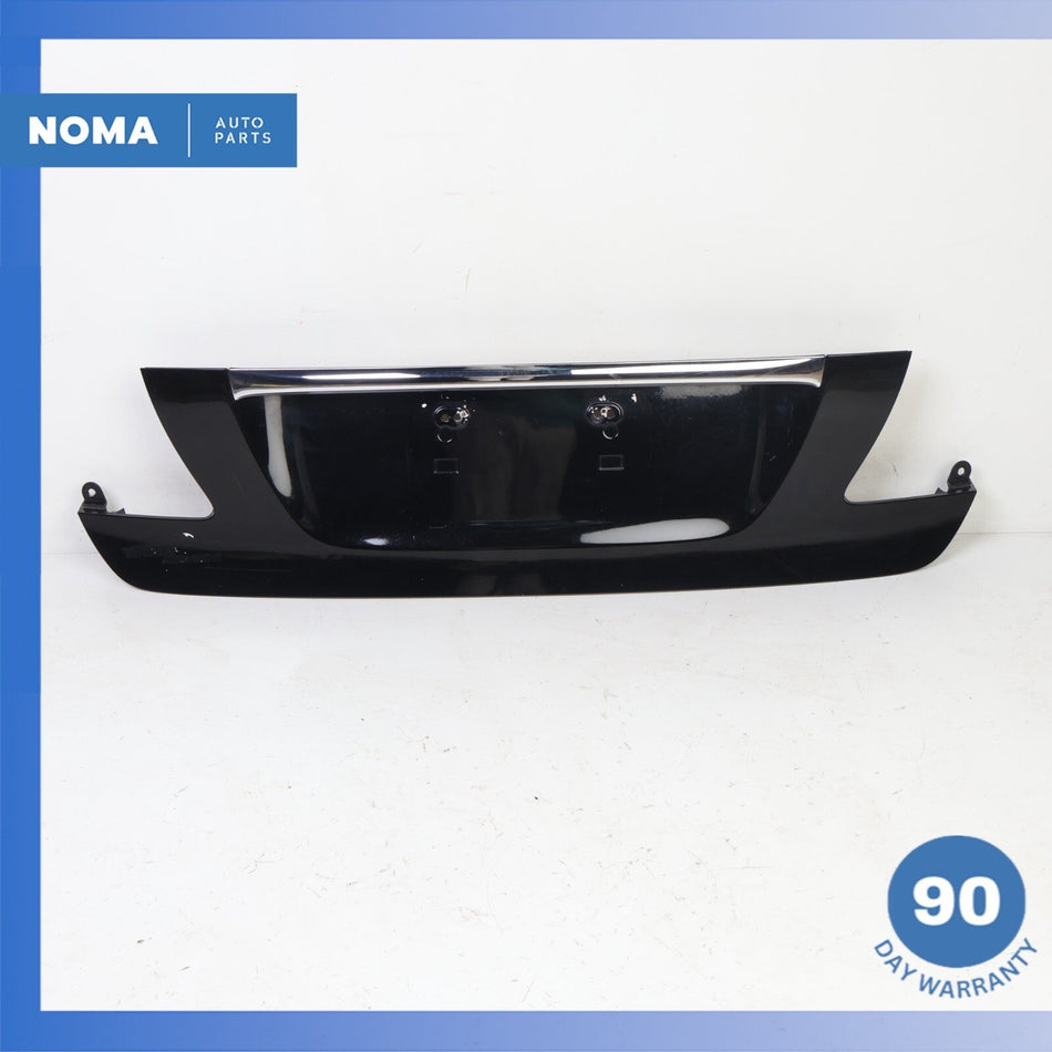 07-12 Lexus USF40 LS460 Rear Trunk Lid License Plate Trim Panel Black OEM