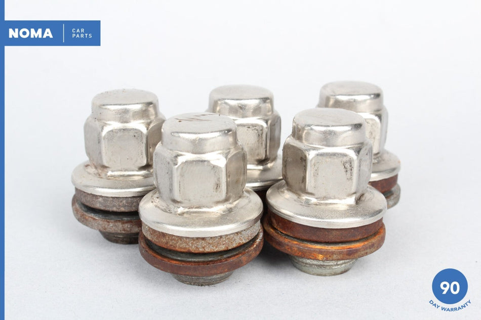 04-09 Jaguar XJ8 XJR VDP X350 Wheel Lug Nuts Bolts Set of 5 1X431012AA OEM