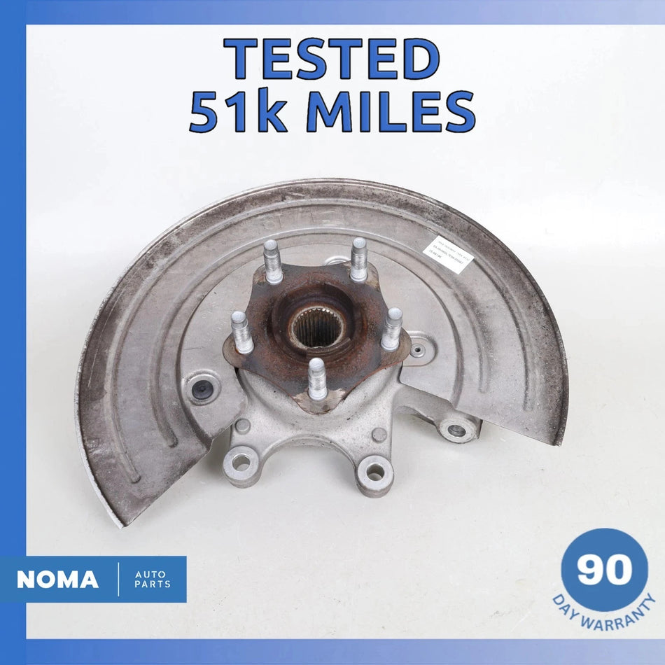 14-20 Jaguar X152 F-Type Rear Left Side Spindle Knuckle Hub w/ Shield OEM 51k