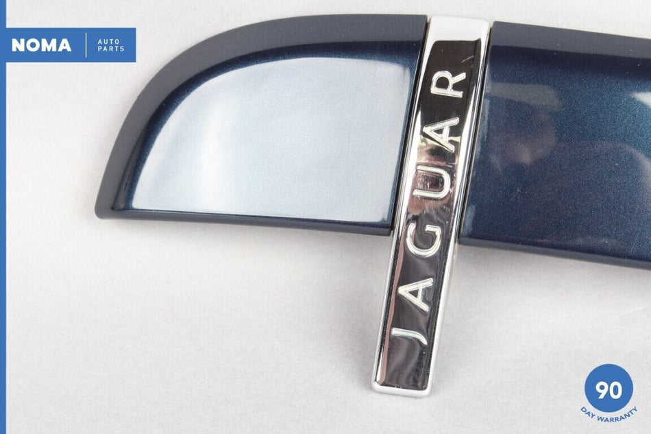 09-11 Jaguar XF X250 Front Right Fender Vent Molding Trim Cover Blue OEM