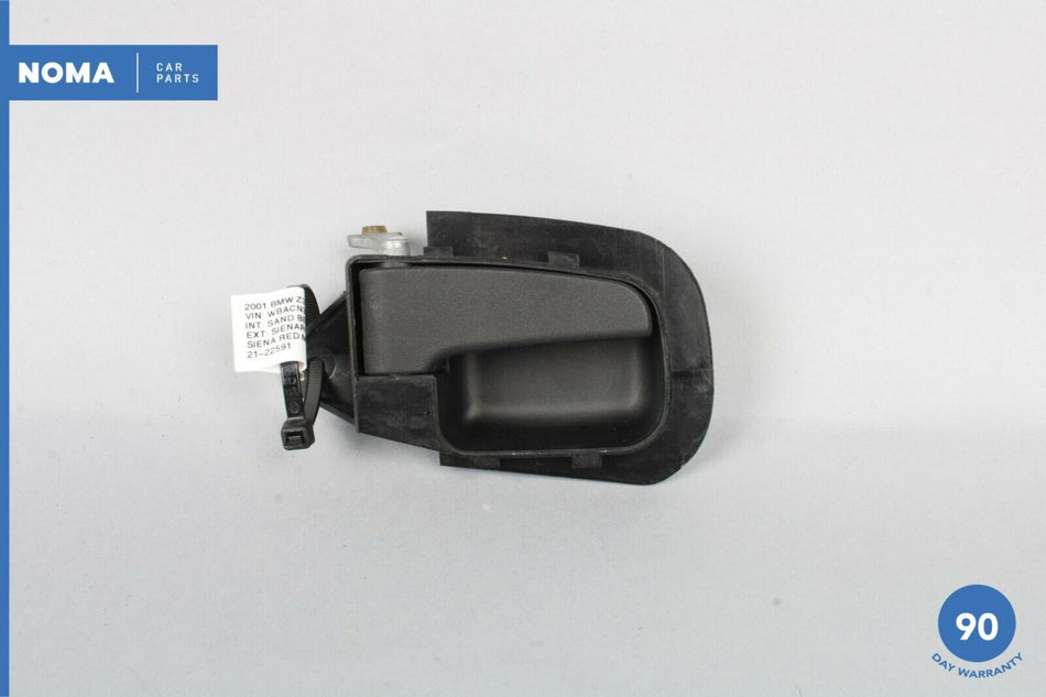 97-02 BMW Z3 E36 Front Right Passenger Side Interior Door Handle Black OEM