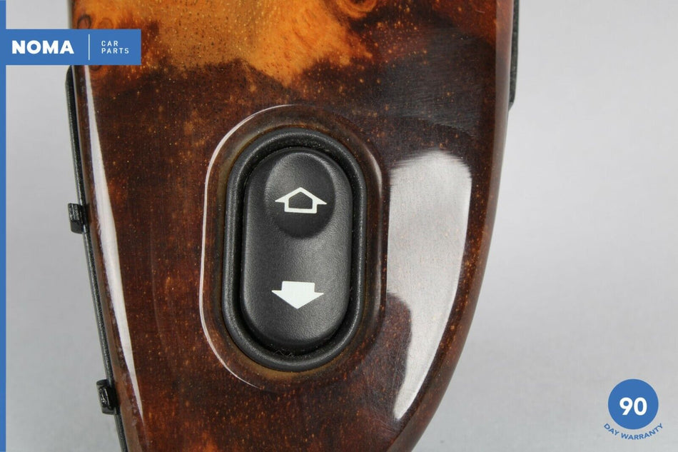 98-03 Jaguar XJ8 XJR VDP X308 Front Right Side Door Window Switch Wood OEM