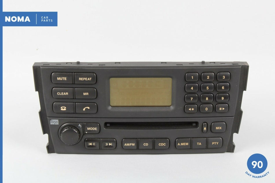 03-08 Jaguar S-Type Radio CD Player w/out Navigation 2R8318B876AG OEM