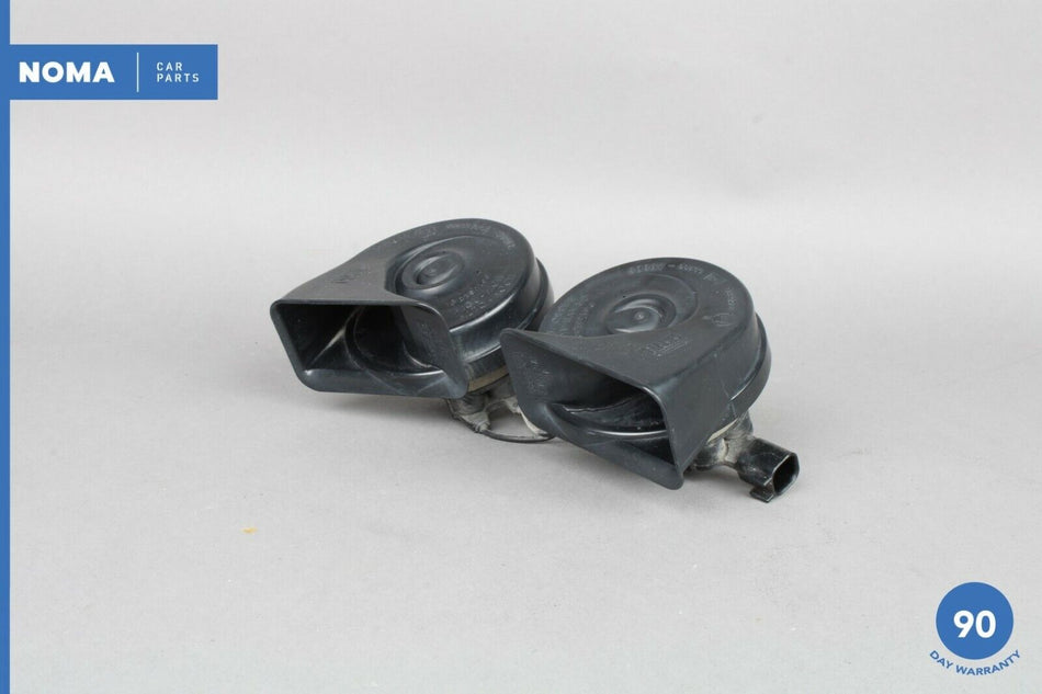 03-04 Jaguar S-Type R X202 Right & Left High & Low Tone Signal Horn Set of 2 OEM