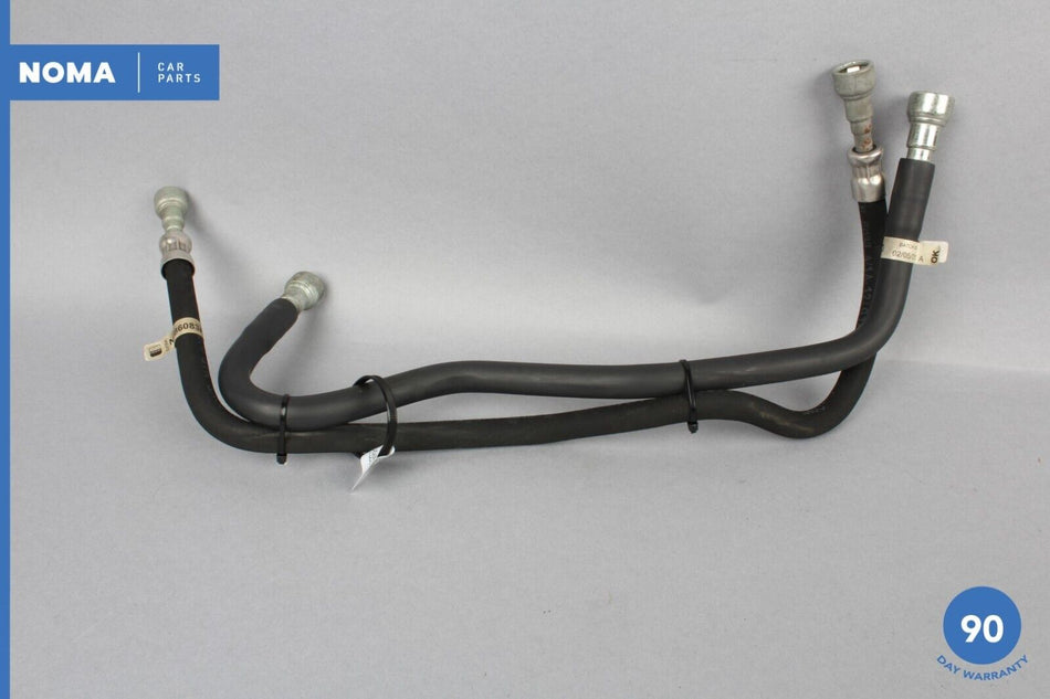 00-02 Jaguar XKR X100 4.0L AJ27 Supercharged Gas Fuel Feed & Return Hose Set OEM