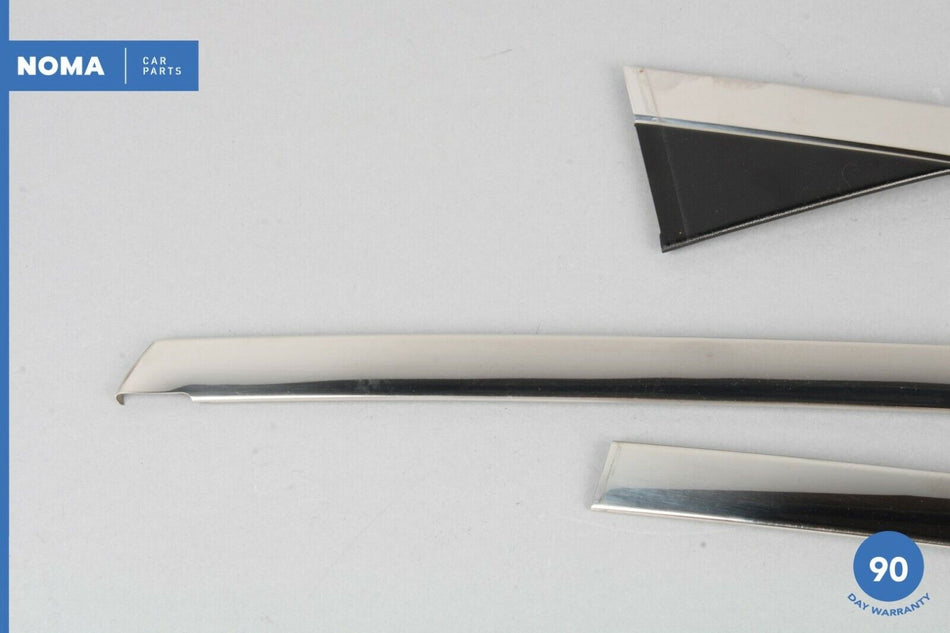 98-03 Jaguar XJR XJ8 X308 SWB Rear Right Side Outer Door Window Molding Set OEM