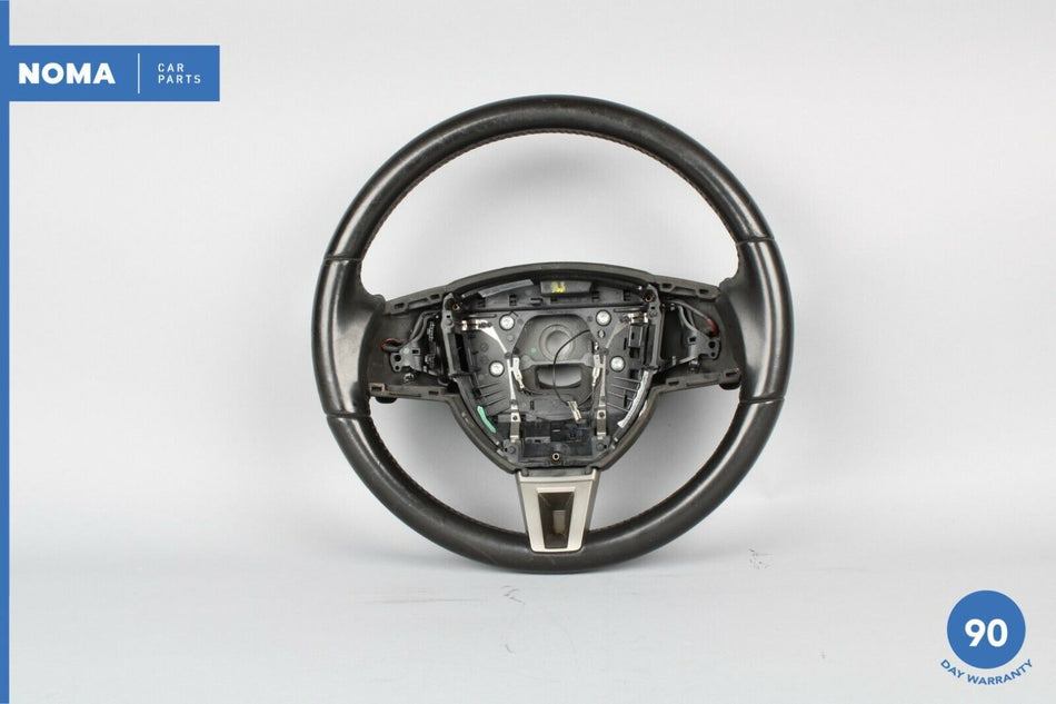 09-11 Jaguar X250 XF XK Steering Wheel w/ Paddle Shifter 6W833L598AG OEM