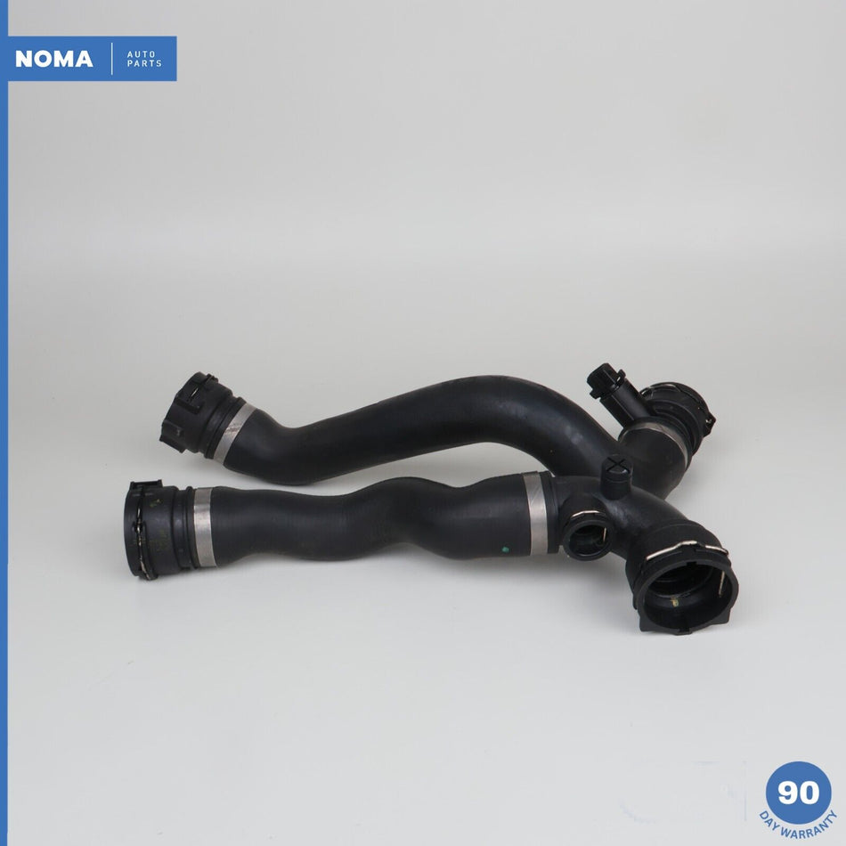 01-05 BMW 325i E46 M54 Radiator Cooling Water Hose Set of 2 11531436408 OEM