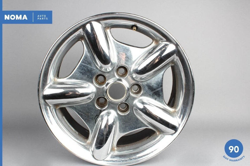 97-02 Jaguar XK8 X100 8Jx17 R17 5 Spoke Alloy Wheel Rim Chrome MJA6116BB OEM