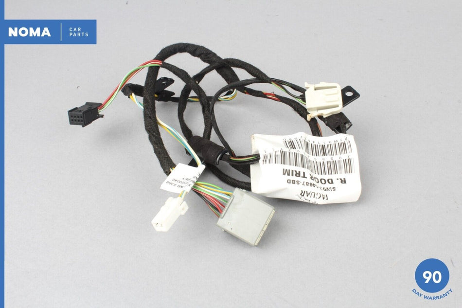 07-09 Jaguar XJ8 VDP X358 Rear Left or Right Door Wire Harness 5W9314687SBD OEM