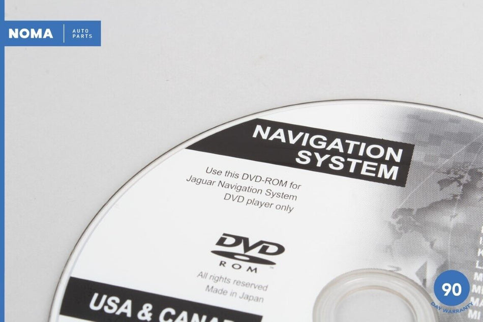 07-15 Jaguar XK XKR X150 Navigation System Disc DVD USA Canada 6W8310E898BB OEM