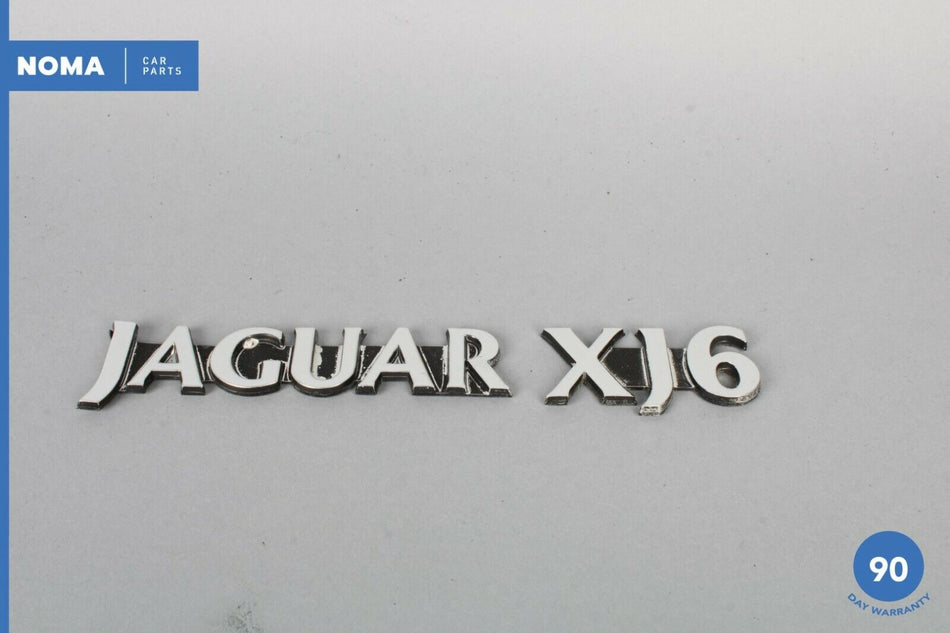 84-87 Jaguar XJ6 Series III Trunk Boot Lid Door Emblem Badge Logo Set of 2 OEM