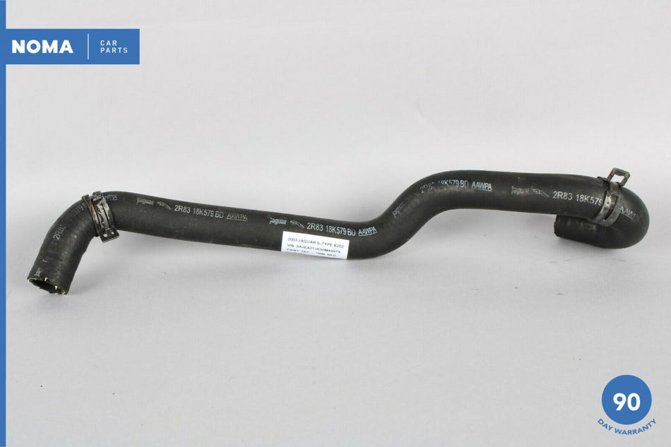 03-05 Jaguar S-Type X202 Engine Radiator Heater Water Hose 2R8318K579BE OEM