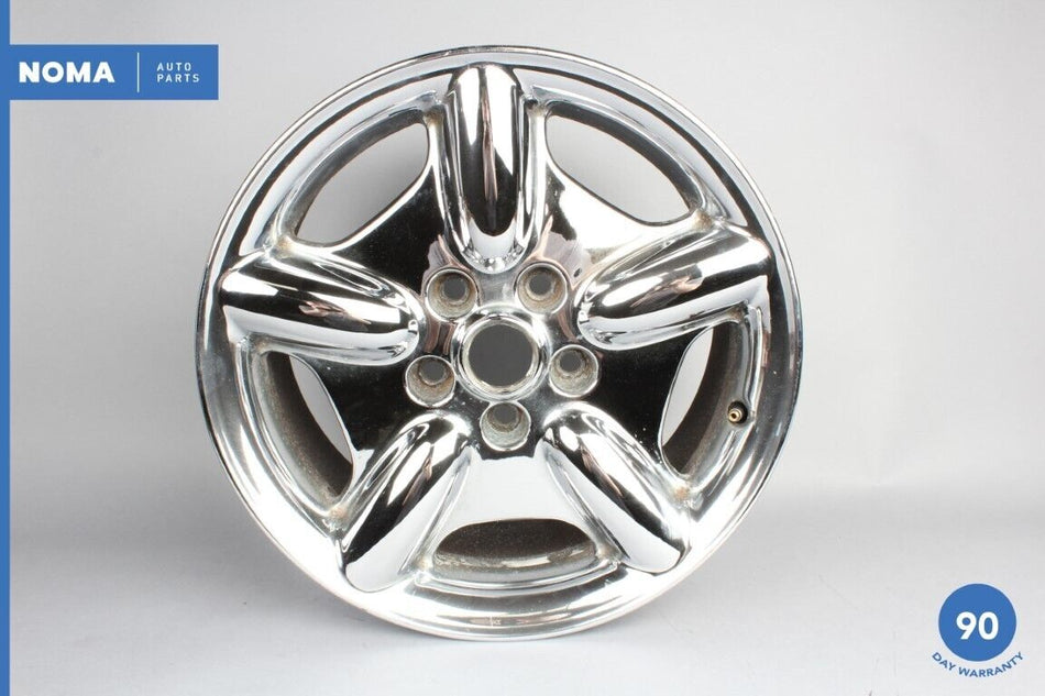 97-02 Jaguar XK8 X100 8Jx17 R17 5 Spoke Alloy Wheel Rim Chrome MJA6116BB OEM