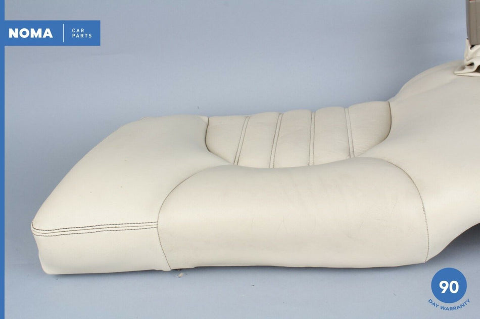 97-03 Jaguar XK8 XKR X100 Rear Seat Lower Bottom Cushion Ambla Leather Cream OEM