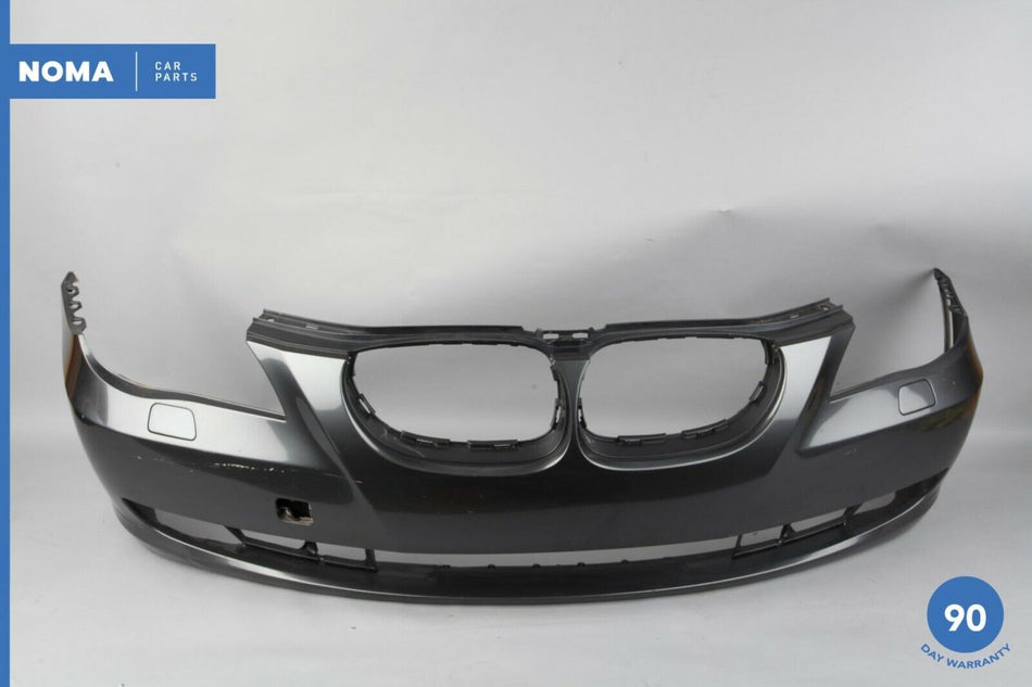 08-10 BMW 5 Series E60 Front Bumper Cover Panel w/out Park Assist Platinum Gray