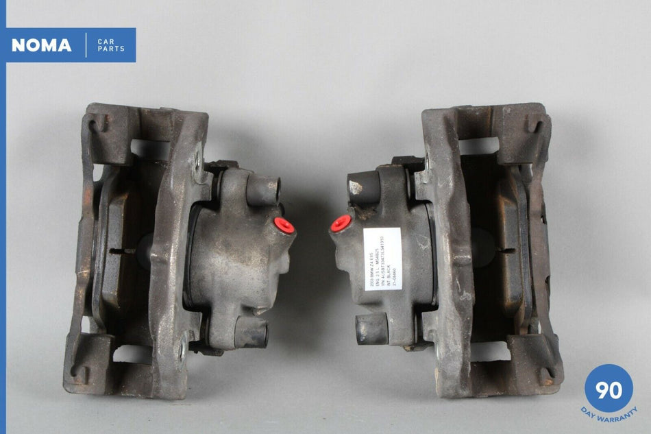 03-08 BMW Z4 E85 Front Left Right Side Brake Stop Caliper Set of 2 6758113 OEM