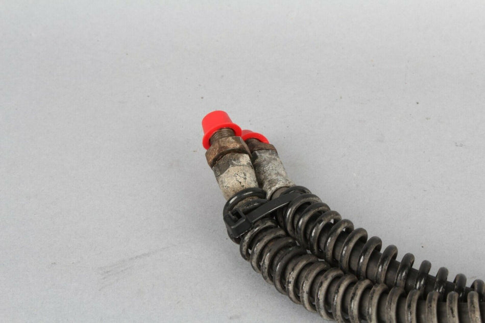 98-06 Jaguar XK8 X100 Convertible Front Left & Right Flexible Brake Hose Set OEM