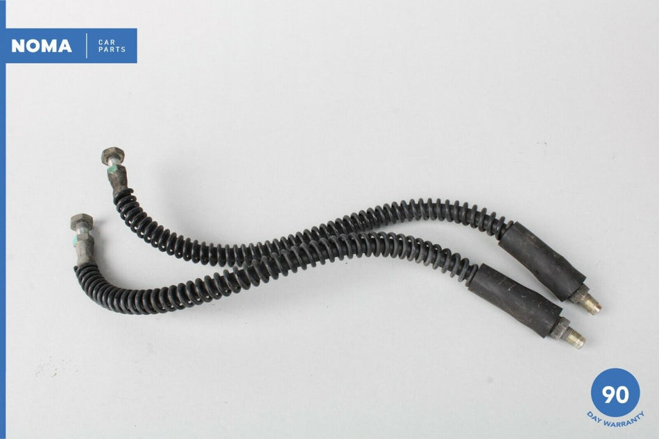 97-03 Jaguar XK8 X100 Front Right & Left Hydraulic Brake Hose Line Set of 2 OEM