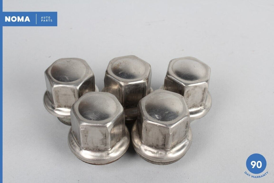 97-06 Jaguar XKR XK8 X100 Wheel Rim Bolt Lug Nut Chrome Set of 5 OEM