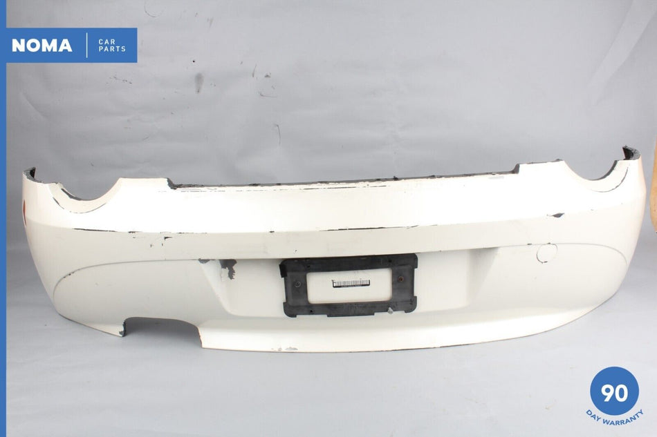 03-05 BMW Z4 E85 Roadster Rear Back Bumper Cover Panel 7055468 White OEM