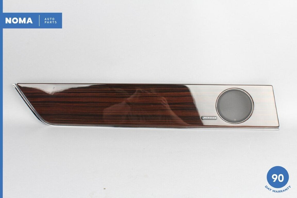 10-18 Jaguar XJ X351 LWB Rear Left Driver Side Door Interior Molding Wood OEM