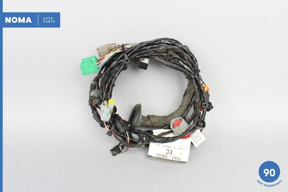 07-09 Jaguar XKR X150 4.2L S/C Rear Bumper Wire Wiring Harness 7W8315B484EC OEM