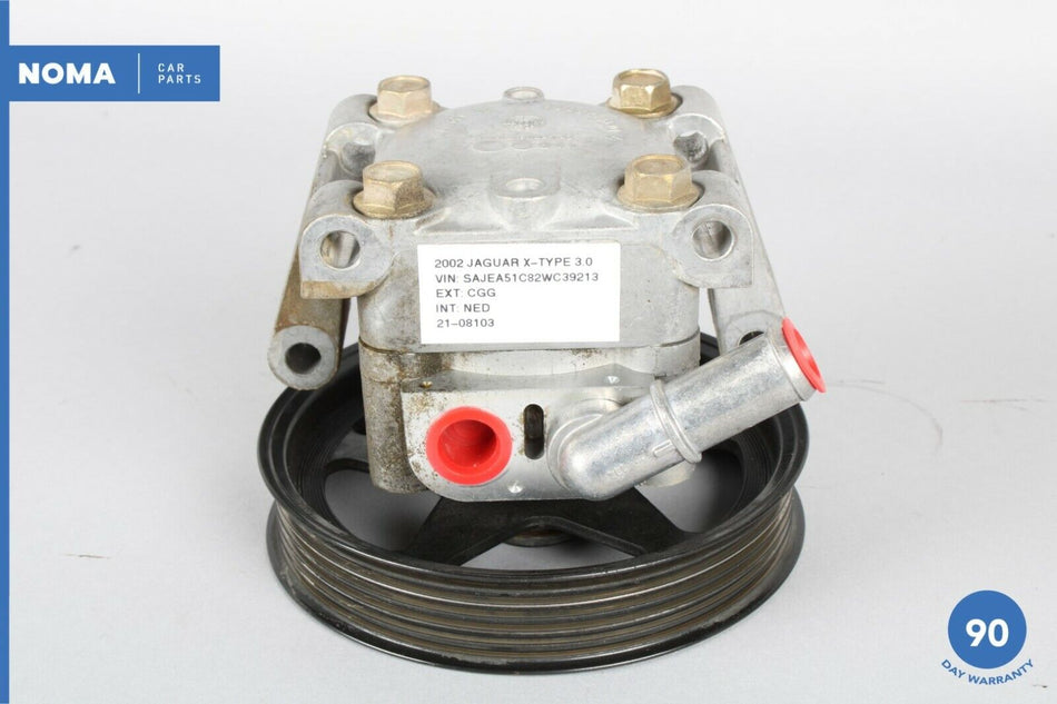 02-08 Jaguar X-Type X400 Power Steering Pump Assembly 1X433A696AB OEM