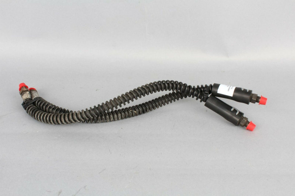 98-06 Jaguar XK8 X100 Convertible Front Left & Right Flexible Brake Hose Set OEM