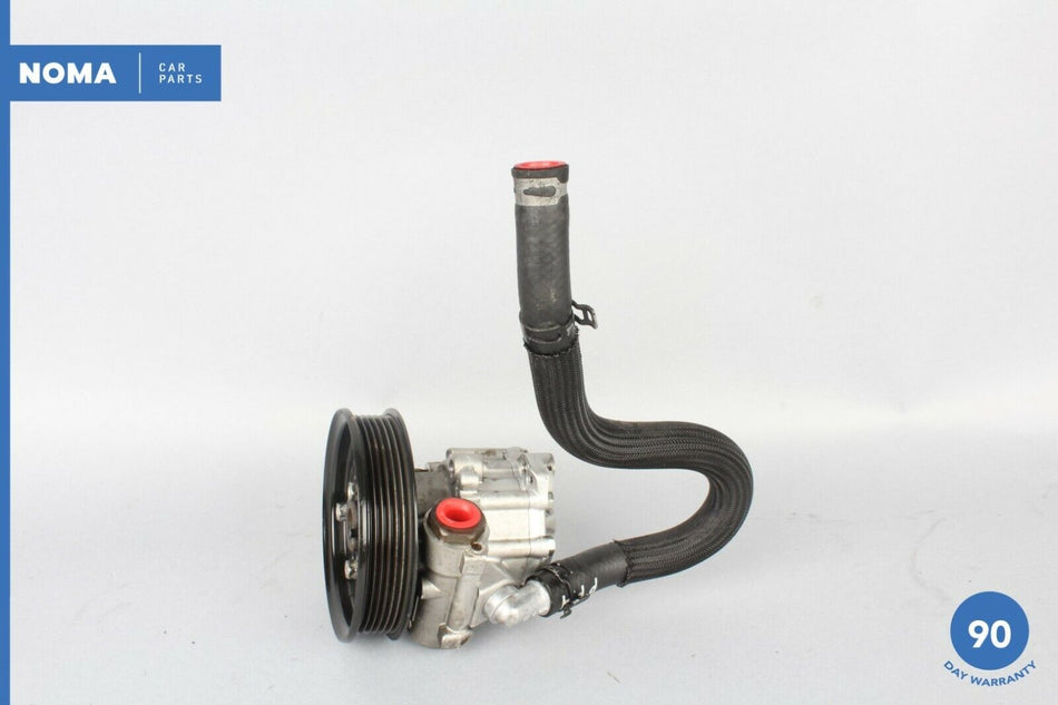 10-15 Jaguar XF XFR X250 P/S Power Steering Pump Assembly w/ Hose Line OEM