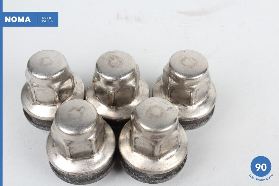 04-09 Jaguar XJ8 XJR VDP X350 Wheel Lug Nuts Bolts Set of 5 1X431012AA OEM