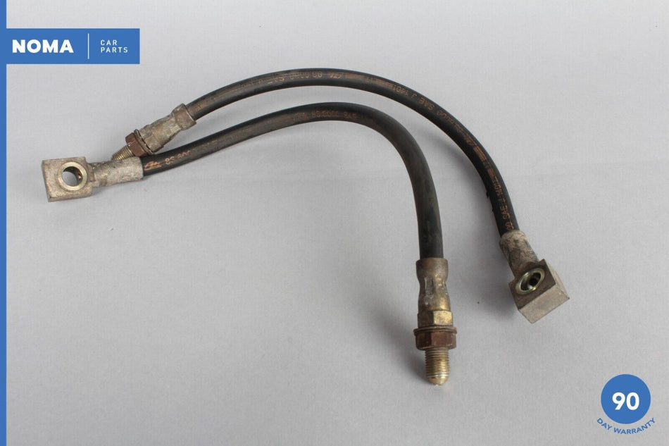 95-97 Jaguar XJ6 X300 Rear Left & Right Side Flexible Brake Hose Pipe Set OEM