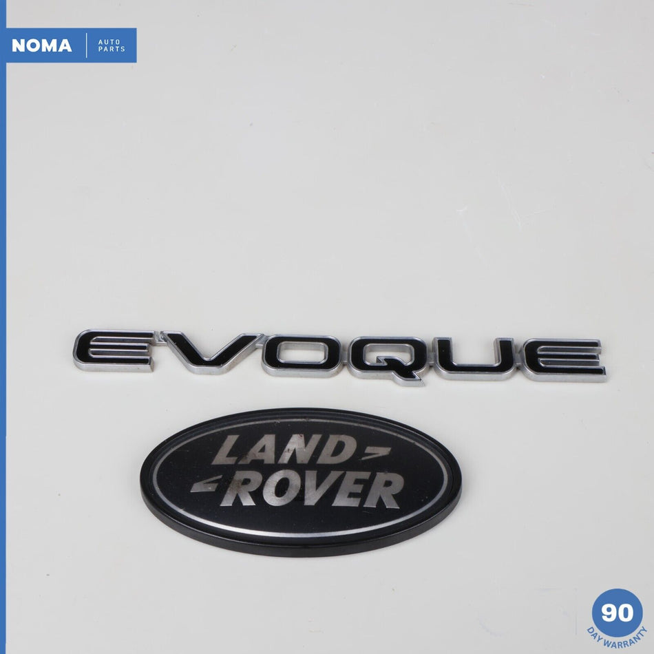 12-15 Land Rover Range Rover Evoque Rear Trunk Boot Emblem Logo Badge Set OEM