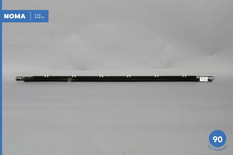 09-12 Hyundai Genesis Rear Right Door Window Weatherstrip Molding Chrome OEM