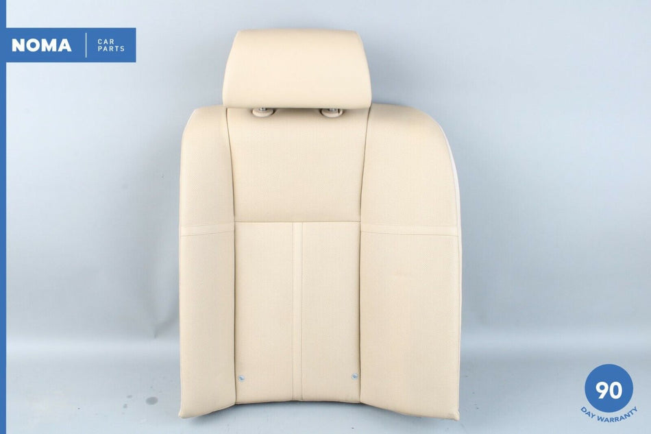 02-08 BMW 750Li E66 Rear Left Side Upper Seat Cushion w/ Head Rest Beige OEM