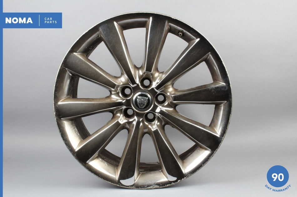 10-15 Jaguar XK XKR XF XFR 19" Original Artura Chrome Front Wheel Rim 8.5x19 OEM