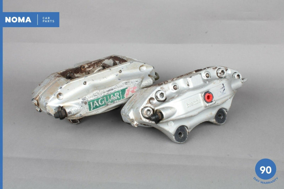 03-05 Jaguar S-Type R X202 SC Rear Right & Left Brake Caliper Set Brembo OEM