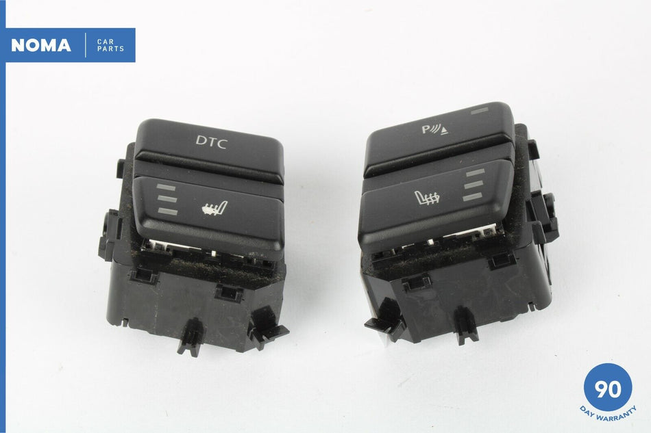 04-10 BMW E60 E61 Center Dash Seat Heating DTC Parking PDC Switch Button Set OEM