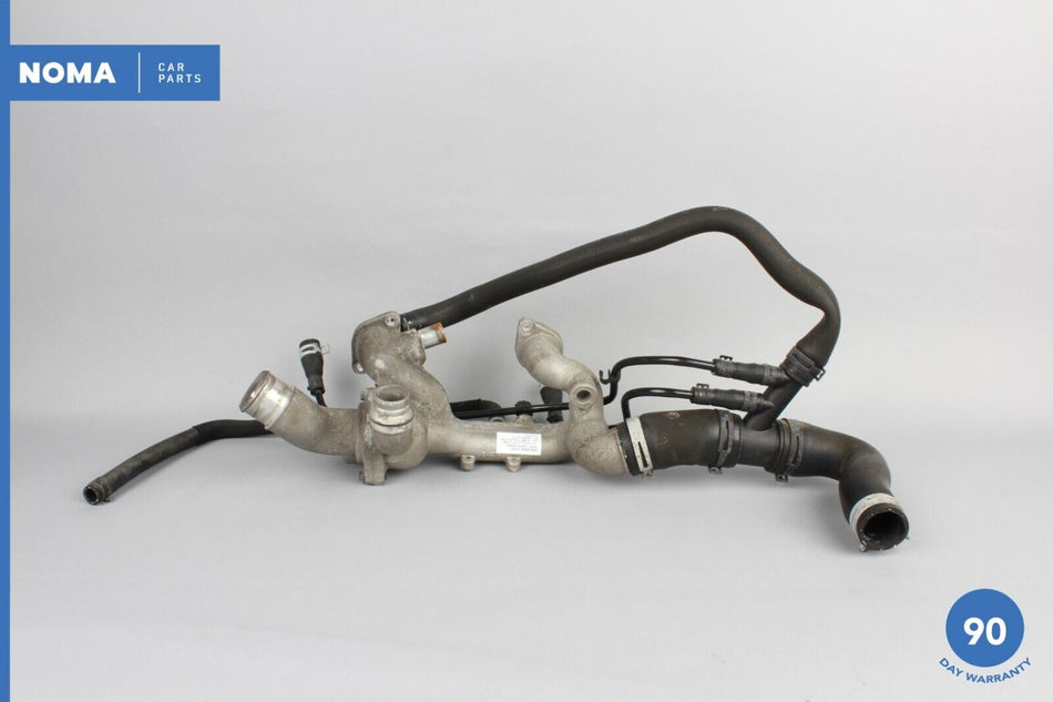 06-09 Range Rover Sport L320 4.2L S/C Thermostat w/ Outlet Hose Pipe Set OEM