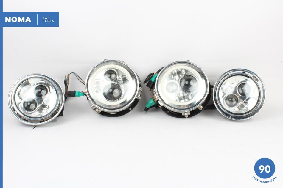 84-87 Jaguar XJ6 VDP Series 3 Front Left & Right Side Headlight Set of 4