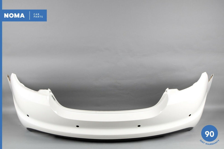 09-11 Jaguar XF X250 Rear Back Bumper Cover Porcelain White NEL 8X2317D781AC OEM