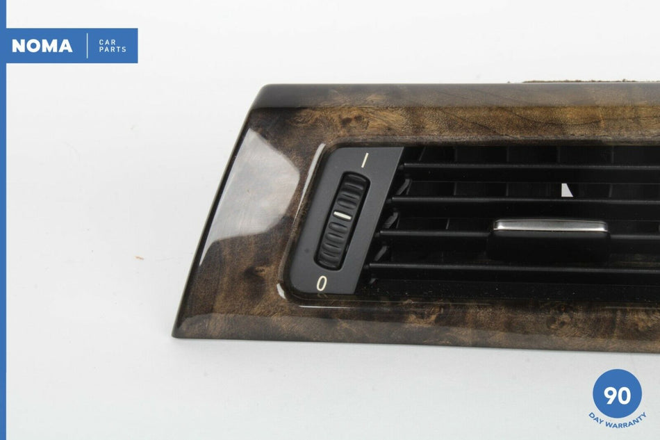 07-08 BMW 335i 325i E92 E93 3 Series Front Left Side Dash AC Air Vent Wood OEM