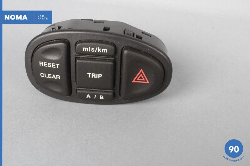 00-02 Jaguar S-Type X200 Dashboard Panel Hazard Trip Reset Control Switch OEM