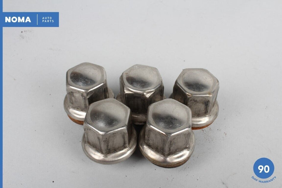 97-06 Jaguar XKR XK8 X100 Wheel Rim Bolt Lug Nut Chrome Set of 5 OEM