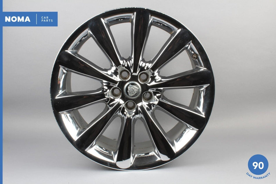 10-15 Jaguar XK XKR XF XFR 19" Original Artura Chrome Rear Wheel Rim 9.5X19 OEM