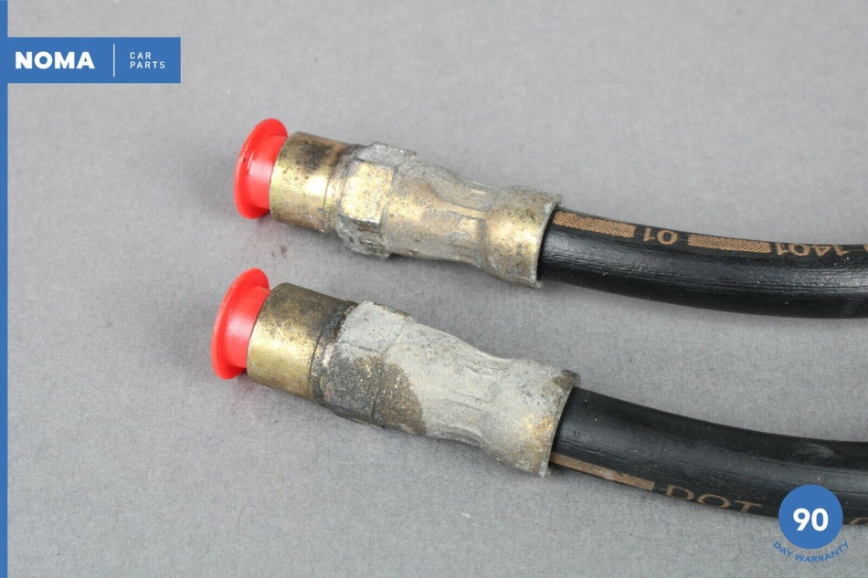 97-02 BMW Z3 E36 Rear Right & Left Side Hydraulic Brake Hose Line Set of 2 OEM